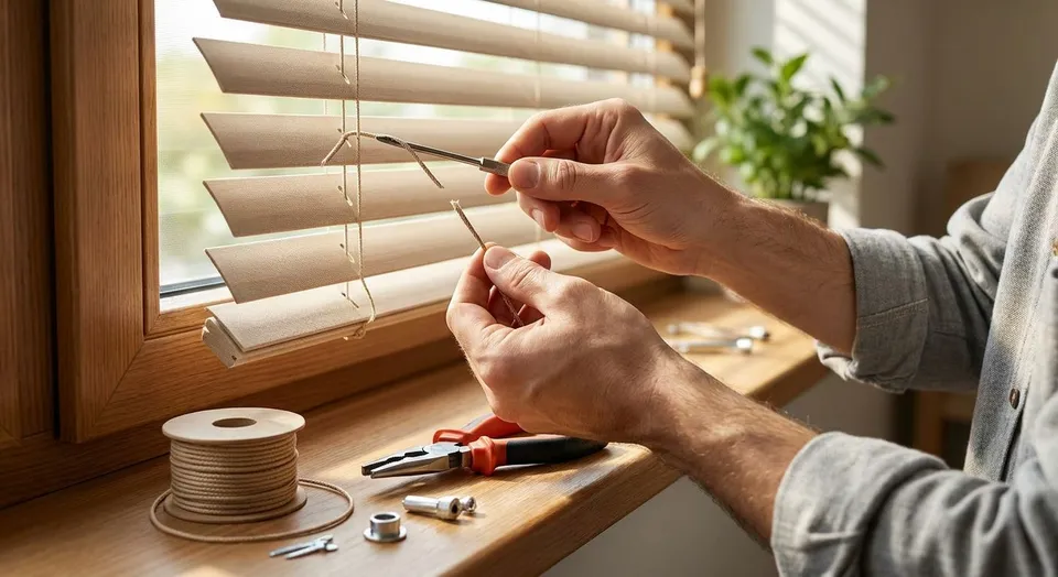 How to Repair a Broken Window Blind