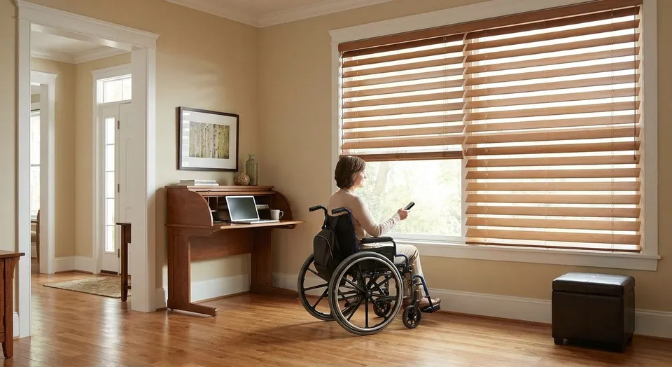 Custom blinds for accessible and ADA-friendly homes