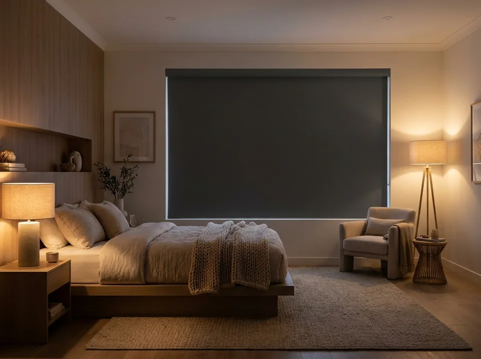 Blackout roller shade